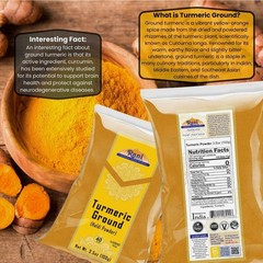 Rani Turmeric (Haldi) Root Powder Spice, (High Curcumin Content) 3.5oz (100g)