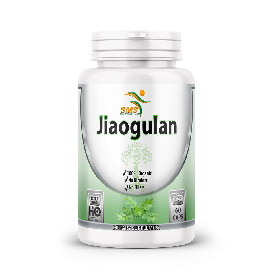 Jiaogulan Herb Pills 100% Gynostemma Pentaphyllum 60 Veggie Caps Organic 500mg