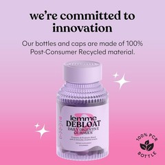 Lemme Debloat – Digestive & Gut Health Gummies with 2 60 Count (Pack of 1)