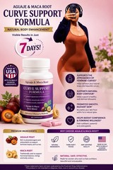 Aguaje & Maca Root Capsules – Curve Support Supplement 7 Days Results Pack of 3