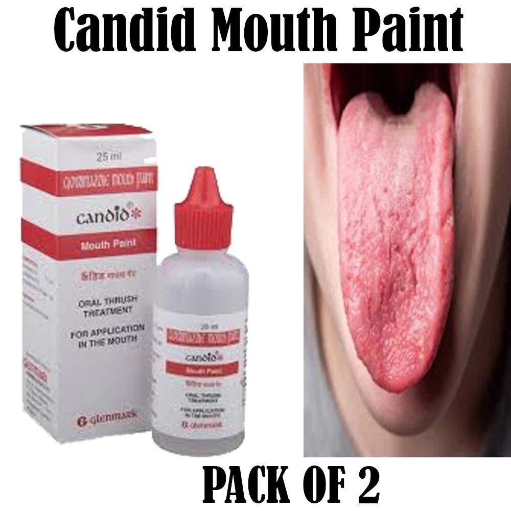 CANDID MOUTH PAINT FOR ORAL THRUSH TREATMENT FOR KILLS FUNGAL INFECTION FS USA