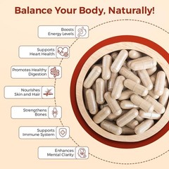 Aksvedas Moringa Capsules, 60 Capsules Y473