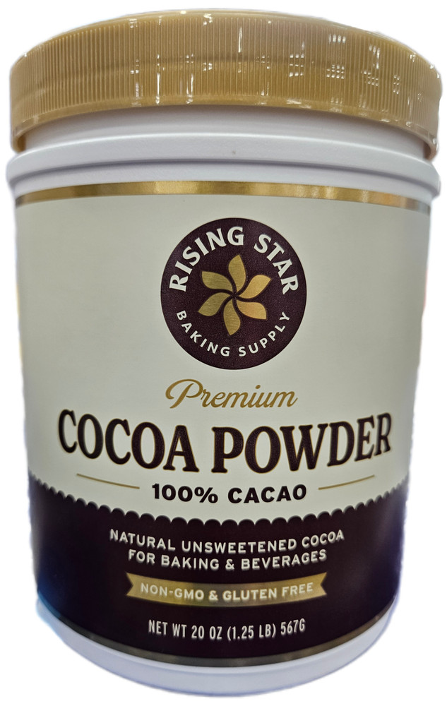 1 – 100% Cacao (Cocoa) Powder Non-GMO & Kosher 20oz each BB September 16, 2027