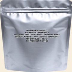 TURKEY RHUBARB ROOT 100 Vegetarian Capsule