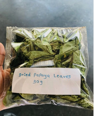 30g Dried Carica Papaya Leaf Whole | Pure Organic Herbal Tea Leaves Natural