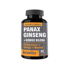 Panax Ginseng + Ginkgo Biloba Most Effective Supports Stamina and Memory