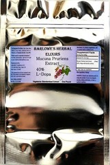 Mucuna Pruriens (White) Extract 40% L-dopa One Pound Bulk Powder