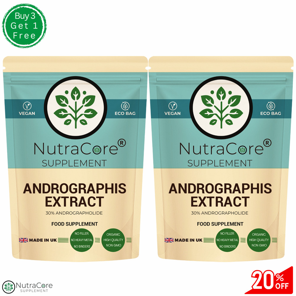 Andrographis 5500mg Capsules(30% ANDROGRAPHOLIDE)-Vegan&Immunity Support-180Caps
