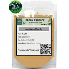 Sandalwood Powder | Pure Organic | All Natural Ceylon Premium Ayurvedic Herbal