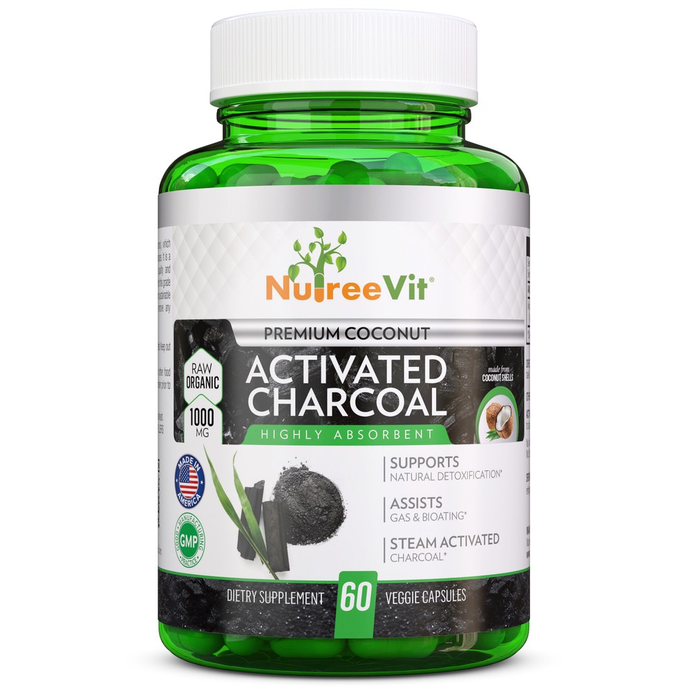 NutreeVit 100% Organic Highly Absorbent – Activated Charcoal