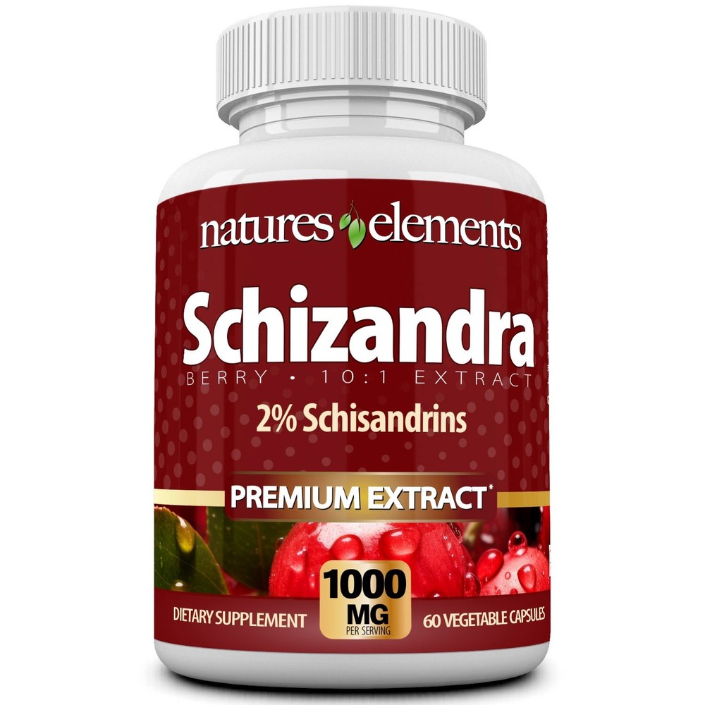 Schizandra Berry Extract – 10:1 Extract – 2% Schizandrins – 1 Month Supply