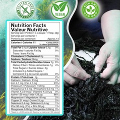 OCEAN’S BALANCE Organic Sea Lettuce Seaweed Flakes – Organic Seaweed Flakes, Per
