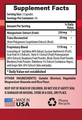 Skin Rejuvenation – MANGOSTEEN COMPLEX – Supporting Skin Health – 1B 60 Caps