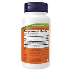 NOW FOODS Panax Ginseng Extract 100 Veg Capsules