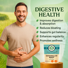 Marshmallow Root Capsules 5500mg(30% Mucilage)-Digestion & UTI Support-100%Vegan