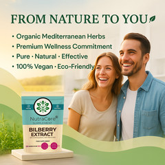 Bilberry Extract Capsules, 6000mg-(36% Anthocyanins)-100% Natural & Vegan-90Caps