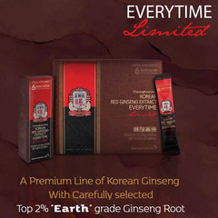 Jung Kwan Jang Everytime Limited Jisam 20% Red Ginseng 10mL 30 Sticks Korea