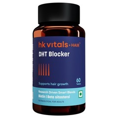 Healthkart HK Vitals Hair DHT Blocker 60 Tablets Biotin Hair Care Support