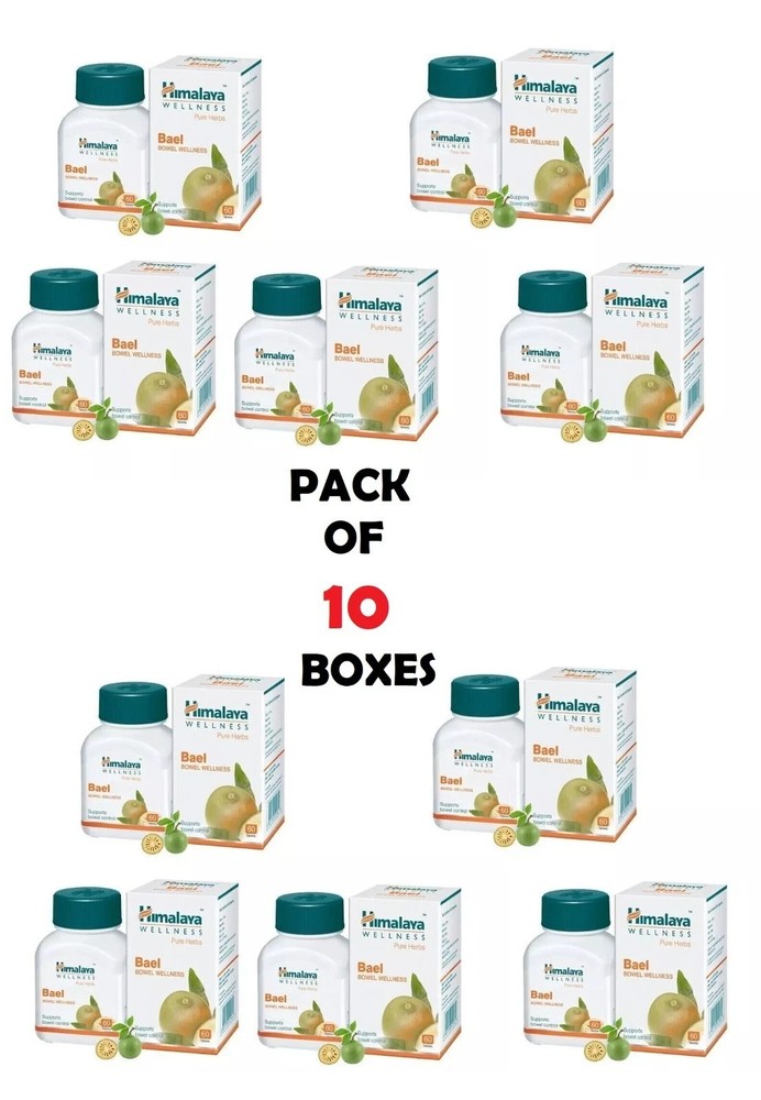Himalaya Bael Tablets | Digestive Health Support | Pack of 10 | Exp 12/2025