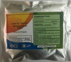 Bromelain 3000 GDU/GM Extract Powder High natural potency of proteolytic Enzyme