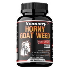 Horny Goat Weed Capsules – Men’s Health,Testosterone Booster, Energy & Endurance