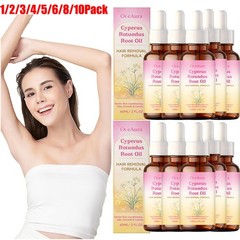8/10 Pack Cyperus Rotundus Oil for Hair Removal Reducing Body Hair Growth 60ml
