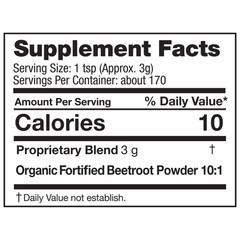 Feel Good USDA Organic Beetroot Powder – 170 Servings, 100 mg Nitrates, 18 oz