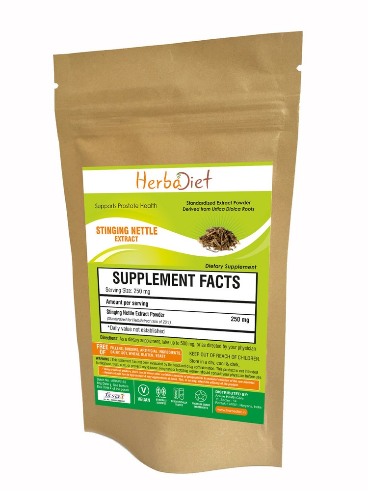Stinging Nettle Root Extract Powder 20:1 Urtica Prostate Urinary Tract Support