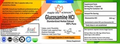 Glucosamine HCl 99% Pure & High Quality Capsules