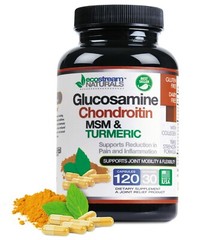 #1 All Natural Glucosamine, Chondroitin, MSM, Turmeric, Boswellia and Collagen