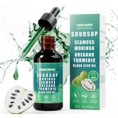 Soursop Pure Liquid Drops.10-in-1 Herbal Blend for Immune & Wellness Support
