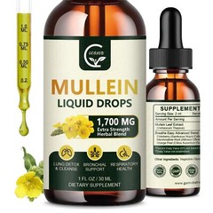 GORNVB 2 Pack Mullein Drops for Lungs – Lungs Cleanse and Respiratory Support…