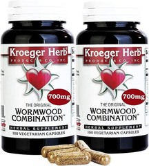 Wormwood Detox Cleanse Capsules – 200 Non-GMO for Liver & Gut Support