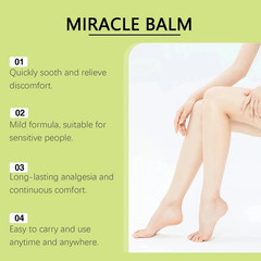 3x Miracle Balm Soothing Joint Cream for Back, Hands, Feet and Body Cream 30g