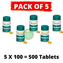 Himalaya HERBAL Geriforte Tab Manages Stress & Metabolism 5 Box FREE SHIP 2026