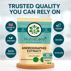 Andrographis 5500mg Capsules(30% ANDROGRAPHOLIDE)-Vegan&Immunity Support-180Caps