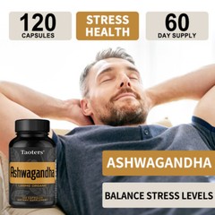 Ashwagandha 1200mg High Potency 5% Withanolides 30/60/120 Capsules