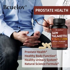 Saw Palmetto 3x Formula Capsules,Balance Urinary & Prostate Function Health