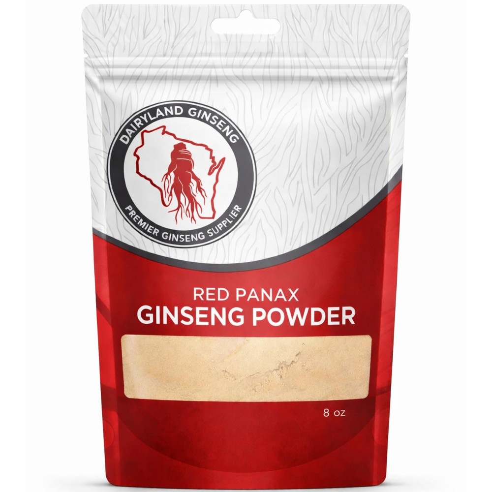 Red Panax Ginseng Powder with Natural Ginsenosides (8 oz)- Supports Healthy E…