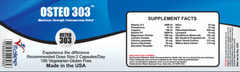 Osteo 303-Arthritis, Osteoporosis Pain Relief Pack (3 bottle 60 cnt)
