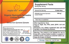 ORGANIC Gymnema Sylvestre Leaves Powder Weight Loss Control Blood Sugar