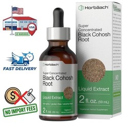 Black Cohosh Root (Actaea racemosa) Liquid Extract 2 fl oz – Natural Herbal