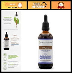 Alcohol-Free Yucca Tincture Extract – Wildcrafted Yucca Glauca Dried Root 4 FL O