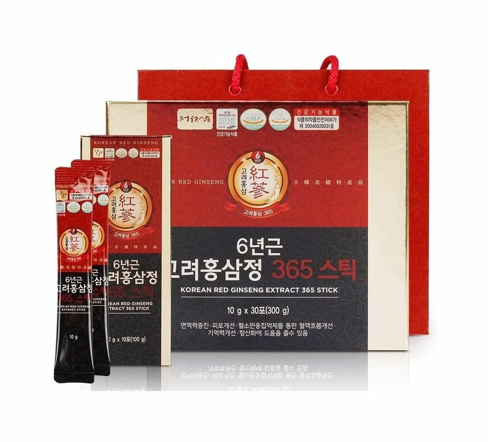 6 Years Red Ginseng 365 Stick 10(g) x 30 packs (Made in korea)