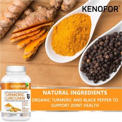 Turmeric Curcumin With Black Pepper For Joint Health Gluten Free 30/60/120 Caps