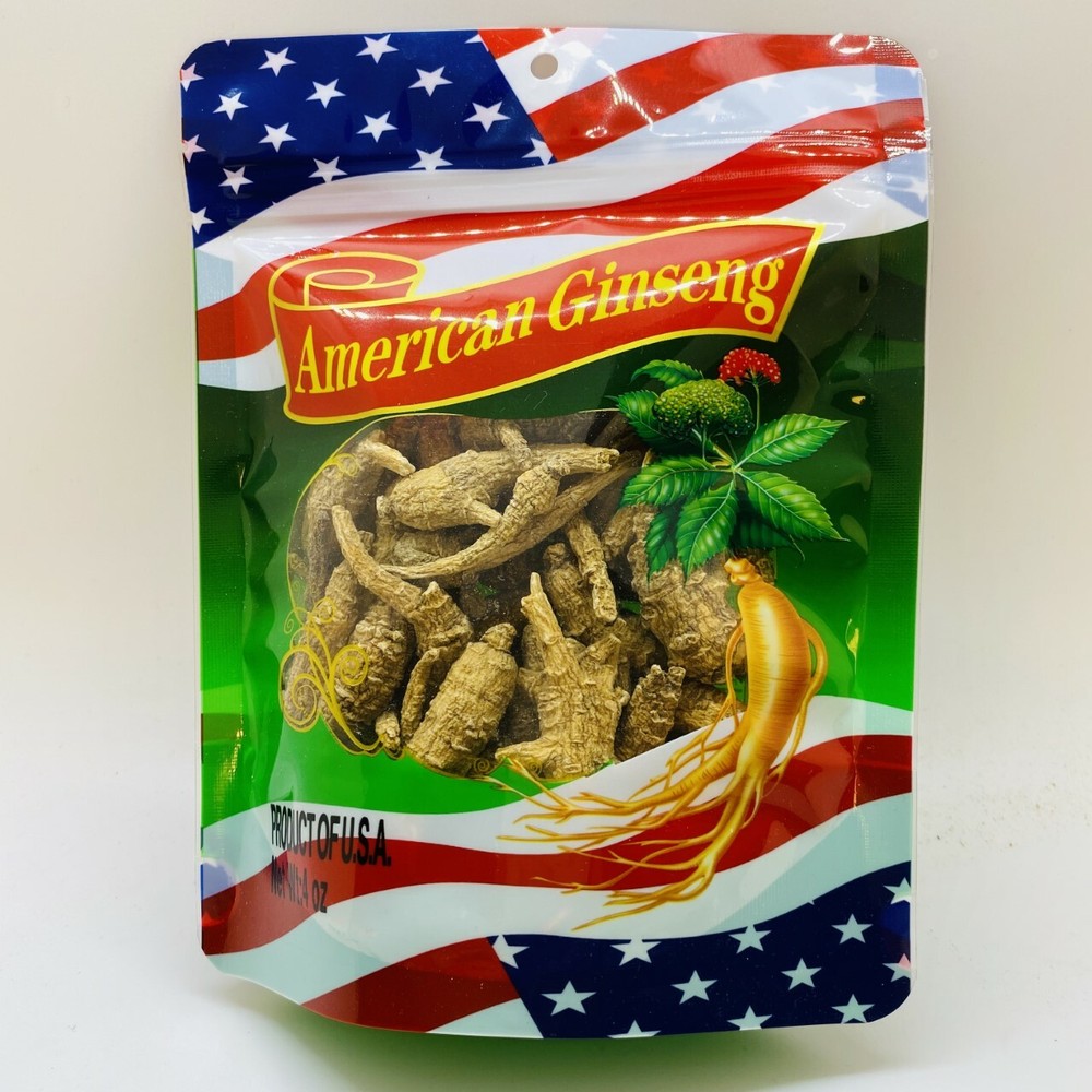 4oz-16oz Grade A 100% Wisconsin American Ginseng Root Wisconsin Grown 美国花旗参