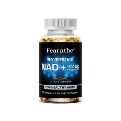 Resveratrol Capsule Promotes Skin And Heart Health Boosts Energy 30-120 Pills