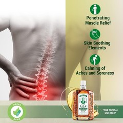 黃道益活絡油 Wong to Yick Wood Lock Medicated Oil Pain Relief for Muscular Ache 1 pack