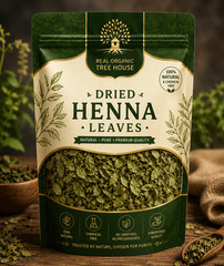 Dried Henna Leaves | Premium Lawsonia Inermis | Botanical Ingredient l Plant