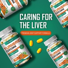 Turmeric Curcumin Highest Potency 95% 1950mg with BioPerine Black Pepper Extract